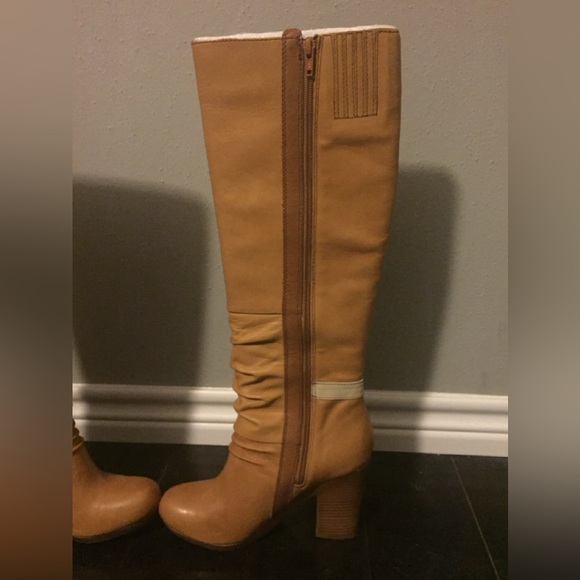 Vintage NEW Women's Seychelles Manchester Work Tan Leather Boots, Size 7 1/2 - Picture 11 of 16